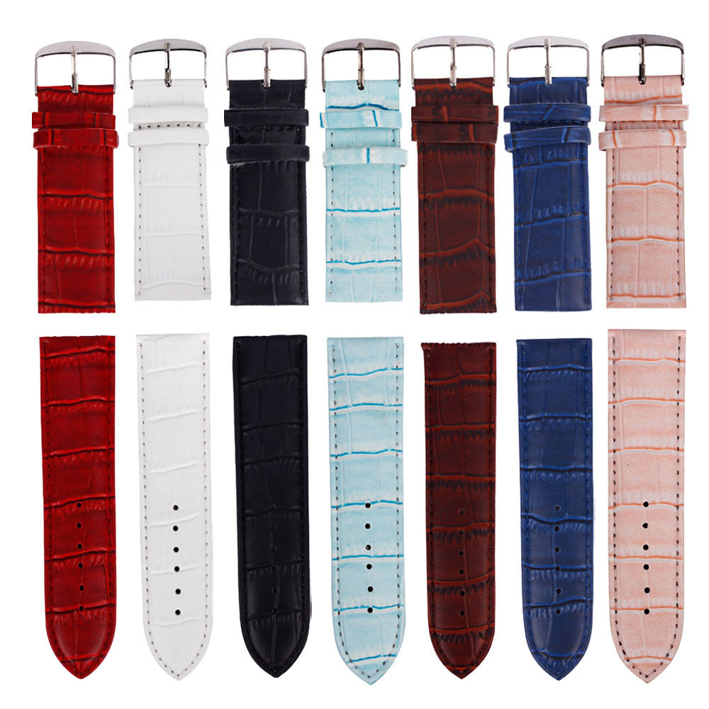 12mm to 26mm High quality PU leather strap-free shipping - StrapMeister