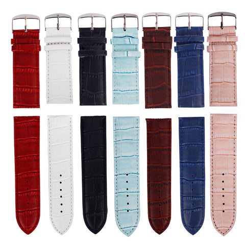 12mm to 26mm High quality PU leather strap-free shipping - StrapMeister