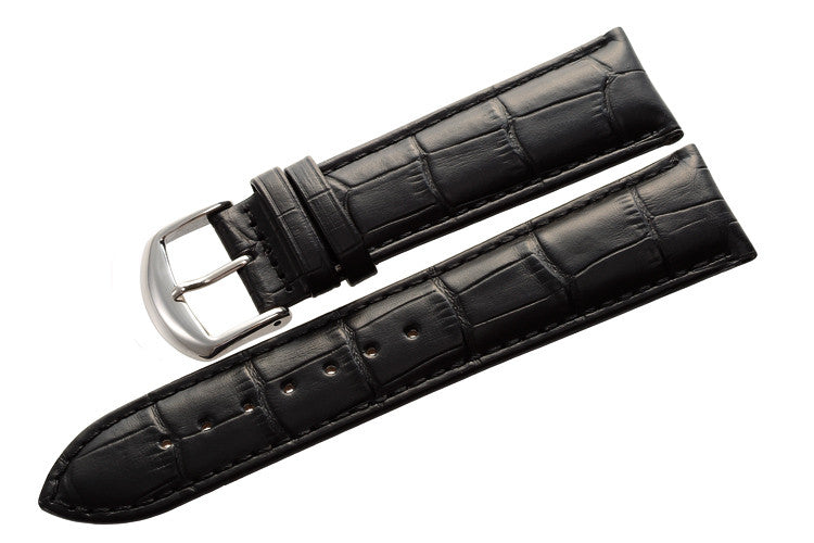Leather Crocodile Grain Strap-Strapmeister - StrapMeister