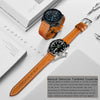 Vintage Radiomir style leather strap. - StrapMeister