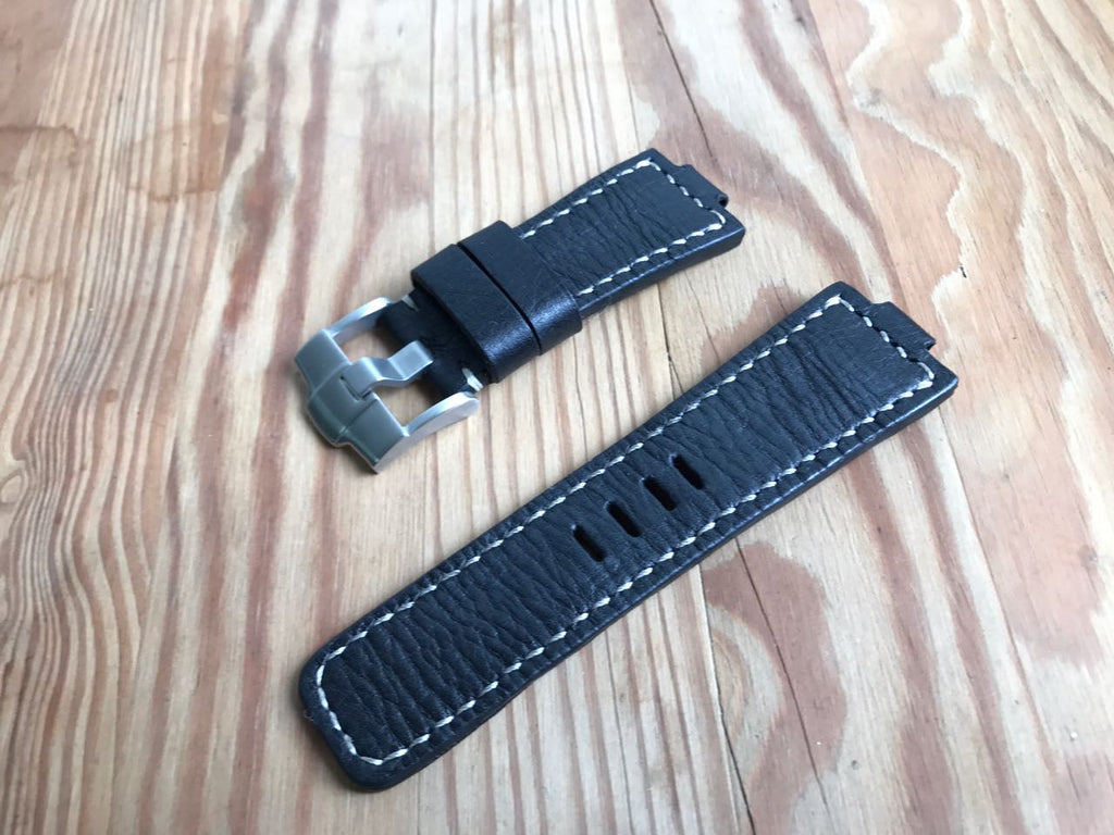 Custom Made Oris leather strap-free shipping by strapmeister - StrapMeister