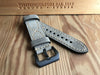 Cheap best Panerai grey cross stitch vintage strap-Strapmeister - StrapMeister