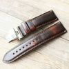 Strapmeister Vintage style leather strap with Clasp-Free shipping - StrapMeister