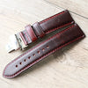 Strapmeister Vintage style leather strap with Clasp-Free shipping - StrapMeister