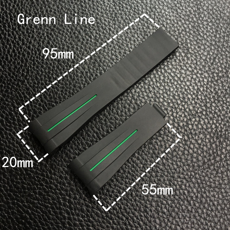 Rolex Custom design rubber strap. - StrapMeister