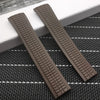 Brown Patek Philippe Aquanaut rubber strap - StrapMeister