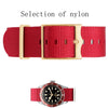 Tudor Nato straps With Gold Rings & Buckle - StrapMeister