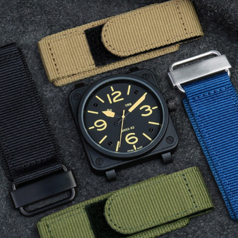 Brown Strap for Bell & Ross BR01/BR03 In Leather 34x24mm Brown Strap for Bell & Ross BR01/BR03 In Leather 34x24mm