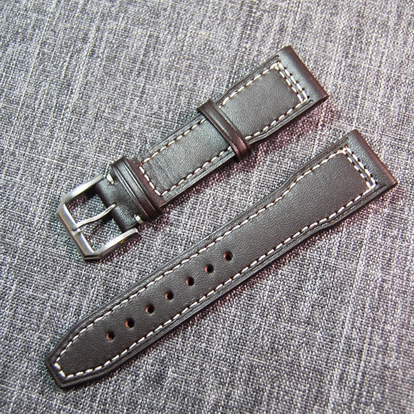 21mm IWC style calf leather strap - StrapMeister