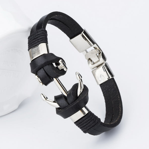 Mens anchor bracelet-strapmeister - StrapMeister