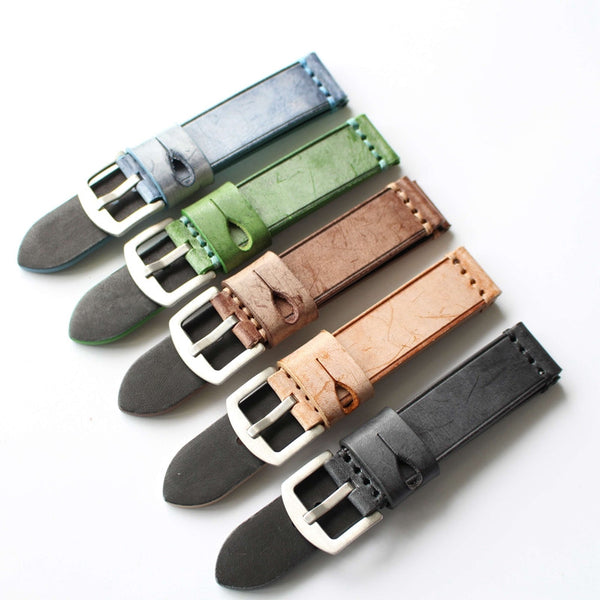 20mm & 22mm Suede vintage design strap - StrapMeister