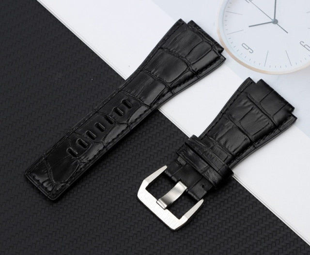 Bell & Ross style Leather calf strap - StrapMeister