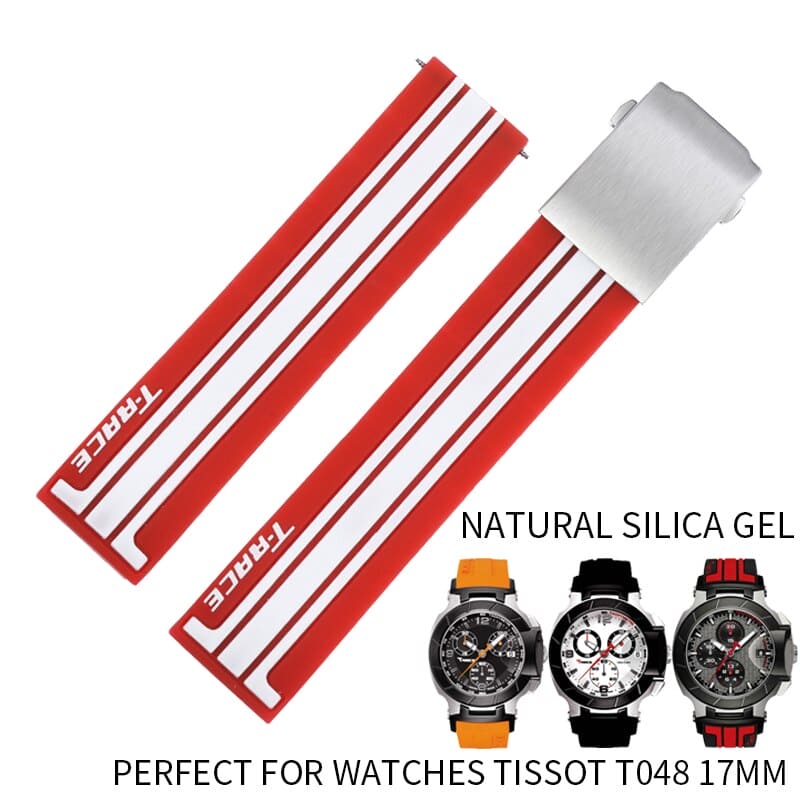 Tissot T048 T-Race rubber strap - StrapMeister