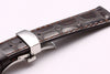 Quality Genuine Leather Strap with deployment clasp-free shipping - StrapMeister