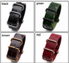 Quality Zulu strap in 4 awesome colors - StrapMeister