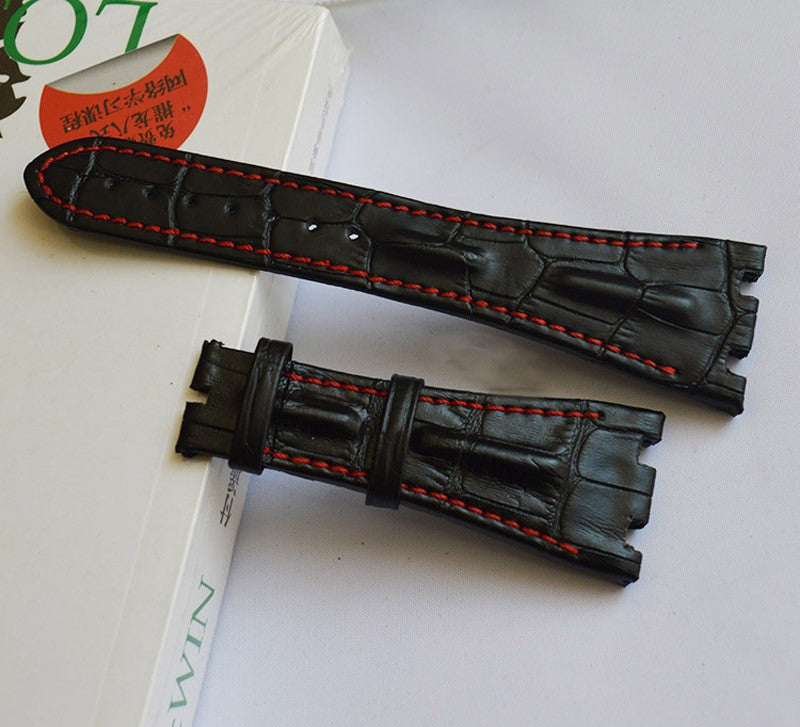 Audemars piguet Croc Grained leather strap - StrapMeister