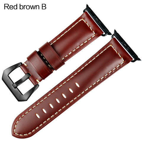 Apple watch Vintage style leather strap(limited numbers) - StrapMeister