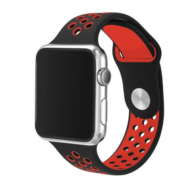 38/42mm Silicon Rubber Strap for Apple Watch - StrapMeister
