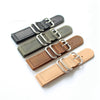 2 piece Leather Zulu strap - StrapMeister