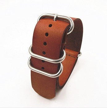 G10 zulu straps 20MM  genuine leather . - StrapMeister
