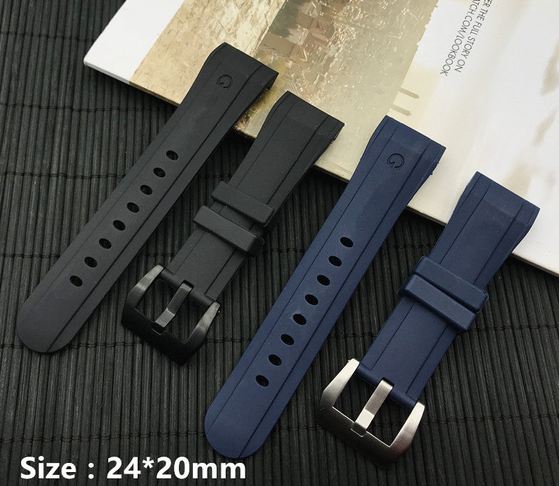 Graham 24mm Rubber strap - StrapMeister