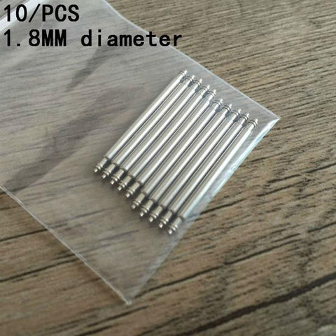 10Pcs To 18MM/20MM/22MM/24MM/26mm Spring Bars - StrapMeister