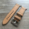 Vegetable Tanned Leather Strap, 42MM / 38MM For IWATCH - StrapMeister