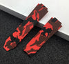 Red Hublot Camo strap- StrapMeister