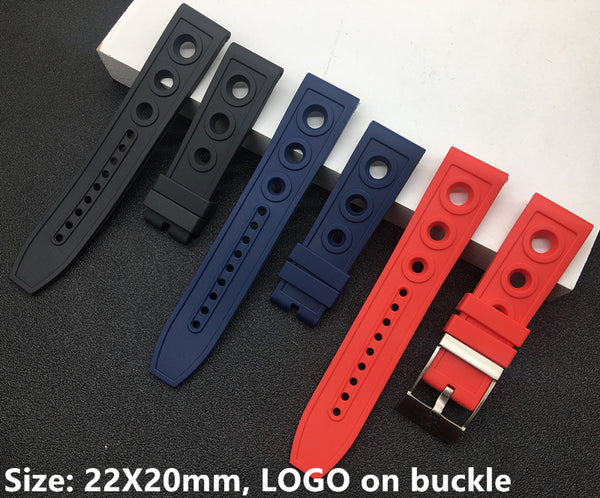 22mm Rubber strap Breitling - StrapMeister