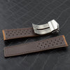 Vintage suede leather strap for Tag Heuer - StrapMeister