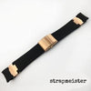 Ulysse Nardin replacement 22x12mm rubber strap - StrapMeister