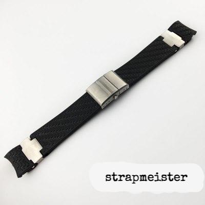 Ulysse Nardin replacement 22x12mm rubber strap - StrapMeister