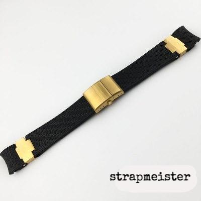 Ulysse Nardin replacement 22x12mm rubber strap - StrapMeister