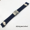 Ulysse Nardin replacement 22x12mm rubber strap - StrapMeister