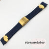 Ulysse Nardin replacement 22x12mm rubber strap - StrapMeister