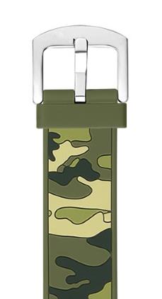 Apple watch camo rubber strap - StrapMeister