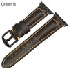 Oil Wax Leather Strap for Applewatch - StrapMeister