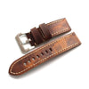 Panerai Vintage flat leather strap. - StrapMeister