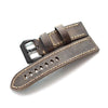 Panerai Vintage flat leather strap. - StrapMeister