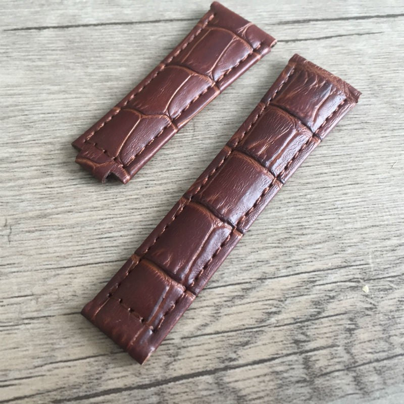Rolex leather strap for non glidelock clasp. - StrapMeister