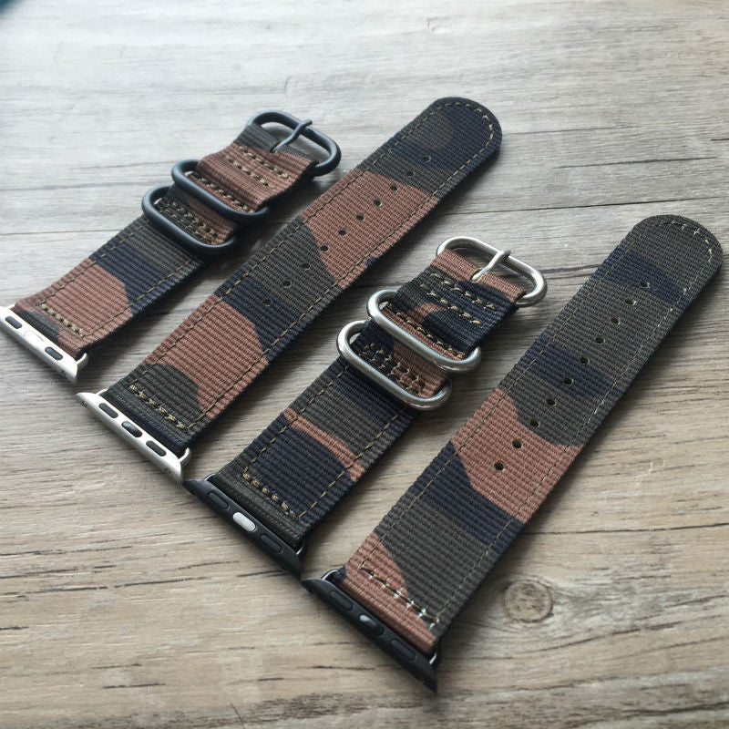 Camo 38MM/42MM For Apple Watch Watchbands. - StrapMeister